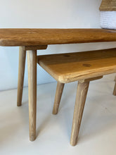 Load image into Gallery viewer, Handmade rustic wooden benches