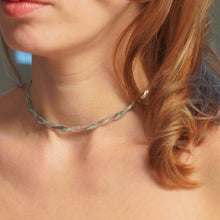 Load image into Gallery viewer, Twisted Snake chain necklace
