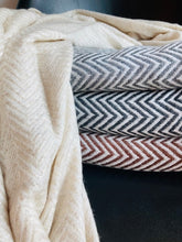 Load image into Gallery viewer, Herrinbone Cashmere Blankets