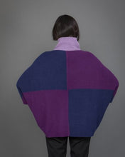 Load image into Gallery viewer, Patchwork Cashmere Jumper in purple