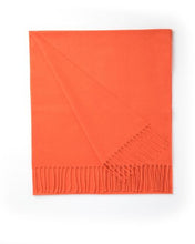 Load image into Gallery viewer, Cashmere scarf- spicy orange