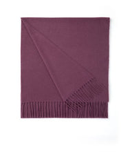 Load image into Gallery viewer, Cashmere scarf- Prune