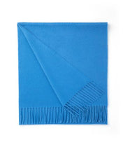 Load image into Gallery viewer, Cashmere scarf- Moroccan Blue