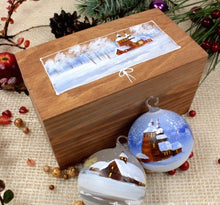 Load image into Gallery viewer, Christmas Baubles, set of 2