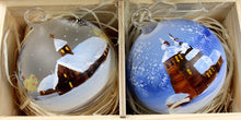 Load image into Gallery viewer, Christmas Baubles, set of 2