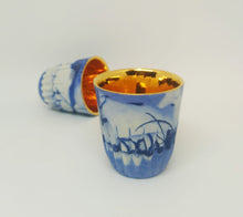 Load image into Gallery viewer, Royal Gold and Blue Cup