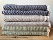 Load image into Gallery viewer, Herrinbone Cashmere Blankets
