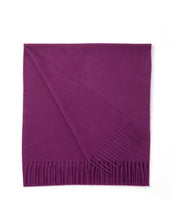 Load image into Gallery viewer, Cashmere scarf- purple grape
