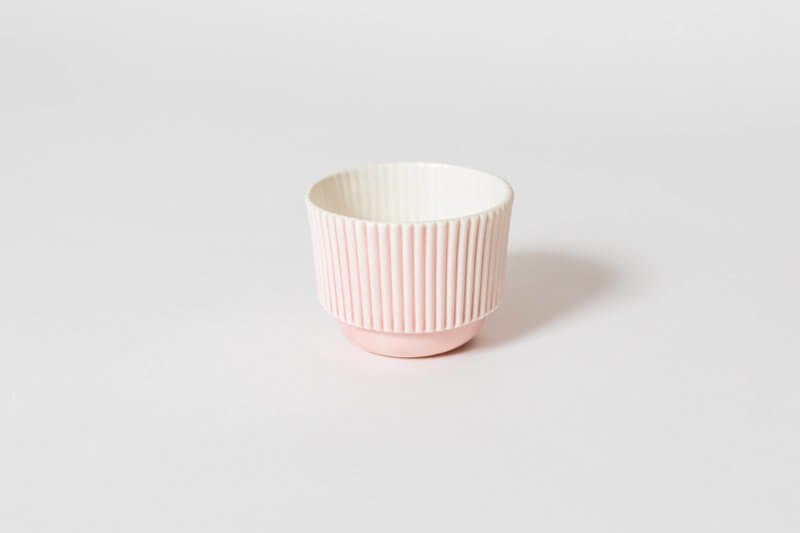 Stripy Mug Light Pink