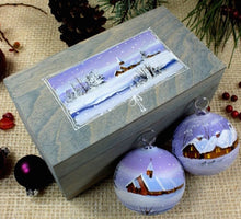 Load image into Gallery viewer, Christmas Baubles, set of 2
