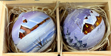 Load image into Gallery viewer, Christmas Baubles, set of 2
