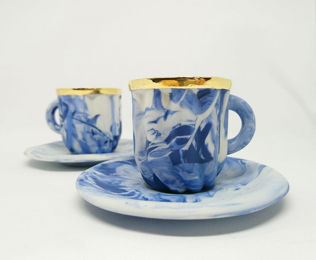 Crema Espresso Cup in blue