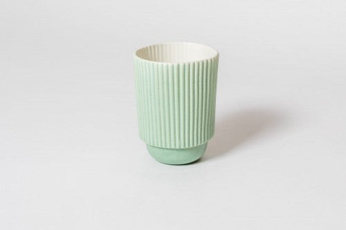 Stripy Mug Green