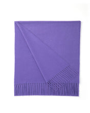 Load image into Gallery viewer, Cashmere scarf- Genetian Violet
